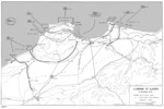 Map showing the United States Army landings at Algiers, Algeria, 8 Nov 1942.