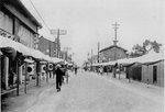 Homes and businesses decorated for Crown Prince Hirohito