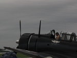 SBD Dauntless dive bomber at rest, Reading Regional Airport, Pennsylvania, United States, 3 Jun 2018