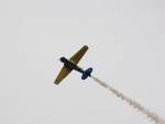 T-6 Texan trainer in flight, Reading Regional Airport, Pennsylvania, United States, 3 Jun 2018