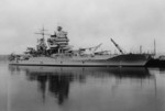 USS New Mexico at the Puget Sound Navy Yard, Bremerton, Washington, United States, 24 Apr 1940