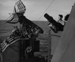 Scene aboard USS New Jersey, date unknown