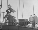 Scene aboard USS New Jersey, date unknown