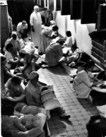 Makeshift maternity ward, Warsaw, Poland, Sep 1939