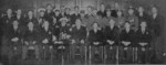 Kong Xiangxi (H. H. Kung) (seated in center), Chen Shaokuan (naval officer next to Kong), and the rest of the Chinese delegation for King George VI