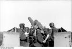 Crew of a SdKfz 165 self-propelled gun in action in the Soviet Union, Jun-Jul 1943