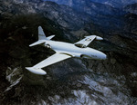 P-80A jet fighter in flight, 1946-1947