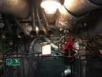 Main electromechanical control station below decks, ORP Blyskawica, Gdynia, Poland, 15 Jun 2019