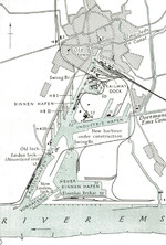 Plan of Nordseewerke shipyard in Emden, Germany, 1938