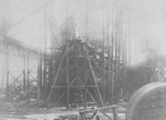 Cargo ship Stad Vlaardingen under construction by Flensburger Schiffbau, Flensburg, Germany, circa Dec 1920