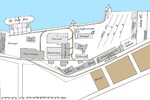 Plan of the old yard of Flensburger Schiffbau, Flensburg, Germany, 1890