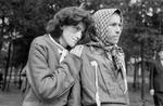 Two women prisoners at the Bergen-Belsen Concentration Camp, 17 Apr 1945.