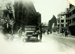 War damaged German city, May 1945