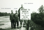 US Army bomb disposal personnel Irvin Byington, Riner, and William Woolfolk, Germany, May 1945