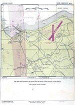 Jul 1944 United States Navy Landing Chart for Kahului Naval Air Station on Maui, Hawaii.