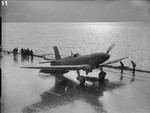 Firebrand IV aircraft aboard HMS Illustrious on the Clyde, Scotland, United Kingdom, 8-9 Feb 1943, photo 4 of 10