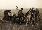 German 8 cm Granatwerfer 34 mortar with crew, date unknown