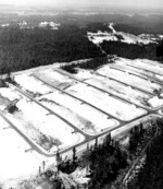 Ammunition magazine under construction, Naval Ammunition Depot Earle, Colts Neck, New Jersey, United States, 31 May 1944