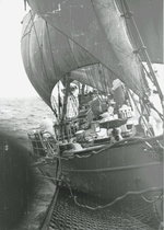 Horst Wessel in the Baltic Sea while sailing from Pillau, Germany (now Baltijsk, Russia) to Sassnitz, Rügen island, Germany, 23 Jul 1937