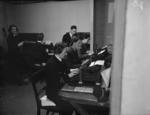 WRNS, ATS, and WAAF officers at work aboard HMS Bulolo during the Casablanca Conference, Casablanca, Morocco, circa 14 Jan 1943