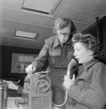 WAAF member on a secretarial course of the RAF Educational and Vocational Training Scheme, United Kingdom, date unknown