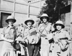 WAAF officers upon their arrival in Egypt, date unknown