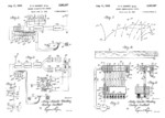 Technical drawings related to the frequency-hopping system design by Hedy Lamarr (as Hedy Kiesler Markey) and George Antheil, 1941