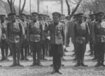 Prince Yi U on the ground of Yasukuni Shrine, Tokyo, Japan, Apr 1934