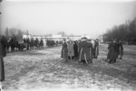 Crown Prince Yi Un inspecting Polish 1st Horse Artillery Squadron, Warsaw, Poland, 29 Nov 1927, photo 2 of 3