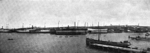 View of Howaldtswerke shipyard, Kiel, Germany, circa 1880