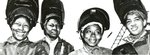 Four Marinship welders, Sausalito, California, United States, Aug 1943.