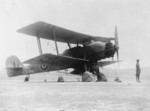 Vincent aircraft K4681 of the Aden Communication Flight, Mukeiras, date unknown