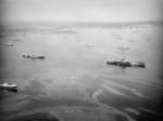 USS Shangri-La (left) and other ships of US Sixth Fleet at Augusta Bay, Sicily, Italy, 17 Mar 1965