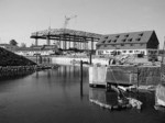 Lindenau shipyard, Klaipeda, Lithuania, circa mid-1945