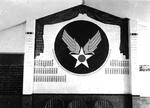 Painted wall showing the mission record of the 306th Bombardment Group in a hut at RAF Thurleigh, Bedfordshire, England, United Kingdom, circa mid-1943.