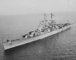 USS Denver underway, Dec 1942