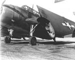 TBM-1C Avenger aircraft of US Navy Torpedo Squadron 80 (VT80), Westerly, Rhode Island, United States, circa 2 Feb 1944, photo 2 of 2