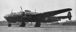 A.W.41 Albemarle aircraft at an airfield, 1940s