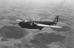 Model 123 prototype aircraft in flight, 1932; this design eventually produced the B-10 bombers