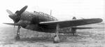 A D4Y3 aircraft resting at an airfield, circa 1944