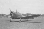 The first Douglas A-24-DE Dauntless aircraft (serial number 41-15746) at rest at El Segundo, California, United States 1941, photo 1 of 3