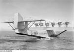 Do X aircraft taxiing on water at Amsterdam, the Netherlands, Nov 1930