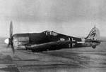 Fw 190 fighter in flight, circa 1940s