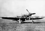 G.55 aircraft resting on an airfield, Italy, circa 1940s