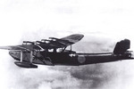 H6K flying boat in flight, circa 1930s