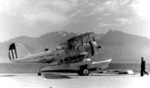 United States Coast Guard JF-2 Duck aircraft at rest at Port Angeles, Washington, United States, late 1930s