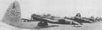 A group of Ki-32 aircraft at rest, circa 1930s