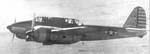 Captured Ki-45 aircraft with American markings in flight, 1945, photo 1 of 3