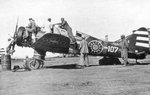 Captured Ki-55 aircraft in Chinese markings, China, circa 1940s