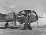 US Army photo technicians servicing a F-5B Lightning reconnaissance aircraft 